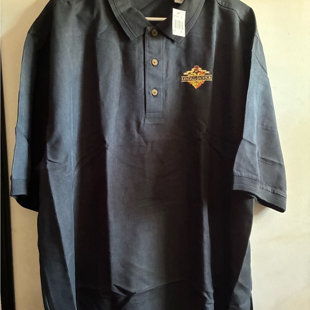 Men's Black Polo Shirt NWT 2xl